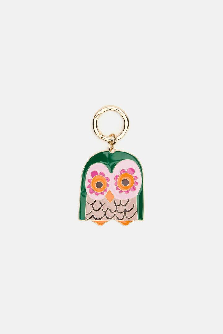Image of Keychains. Product name - Funky Owl Key ring in Multi colour by brand - Gorman