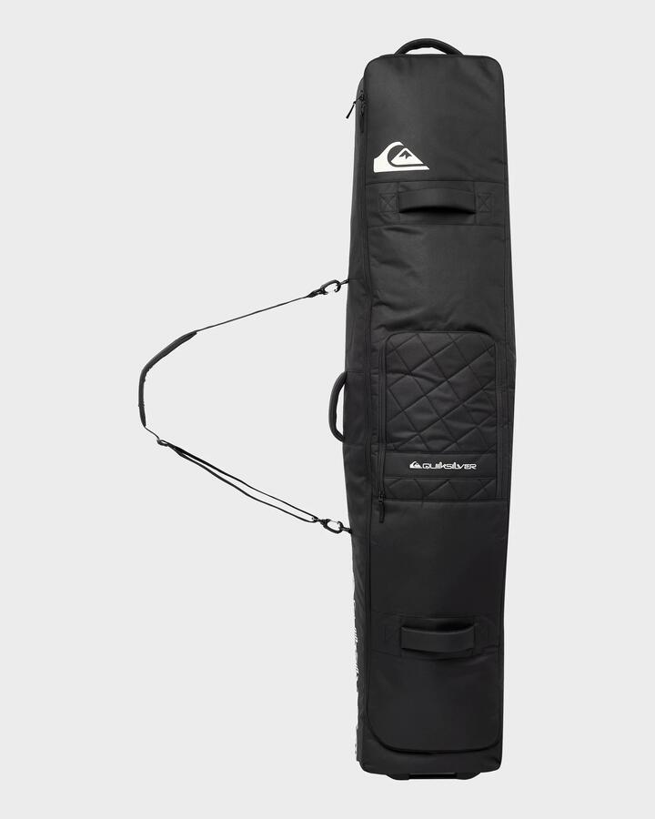 Image of Snowboards. Product name - Quiksilver Mens Platted Biardba Snowboard Bag True Black in True Black colour by brand - Quiksilver