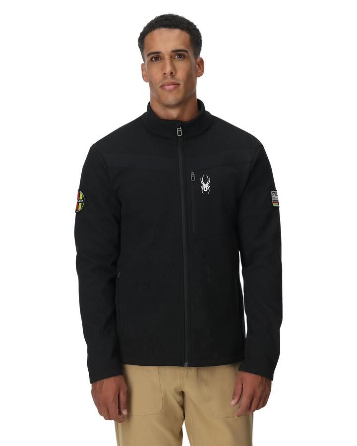 Image of Coats & Jackets. Product name - Spyder Wengen Bandit Jacket Black in Black colour by brand - Spyder
