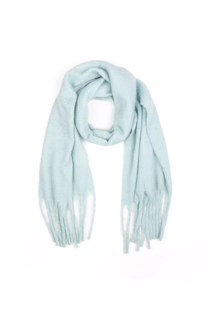 Image of Scarves & Shawls. Product name - Flo Blue Chunky Soft Scarf in Blue colour by brand - Among the Brave