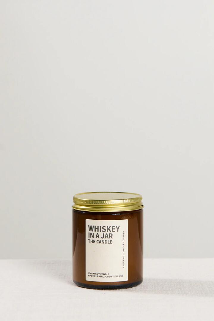 Image of Perfumes & Colognes. Product name - Whiskey in a Jar 150gm Candle in colour by brand - Amberjack