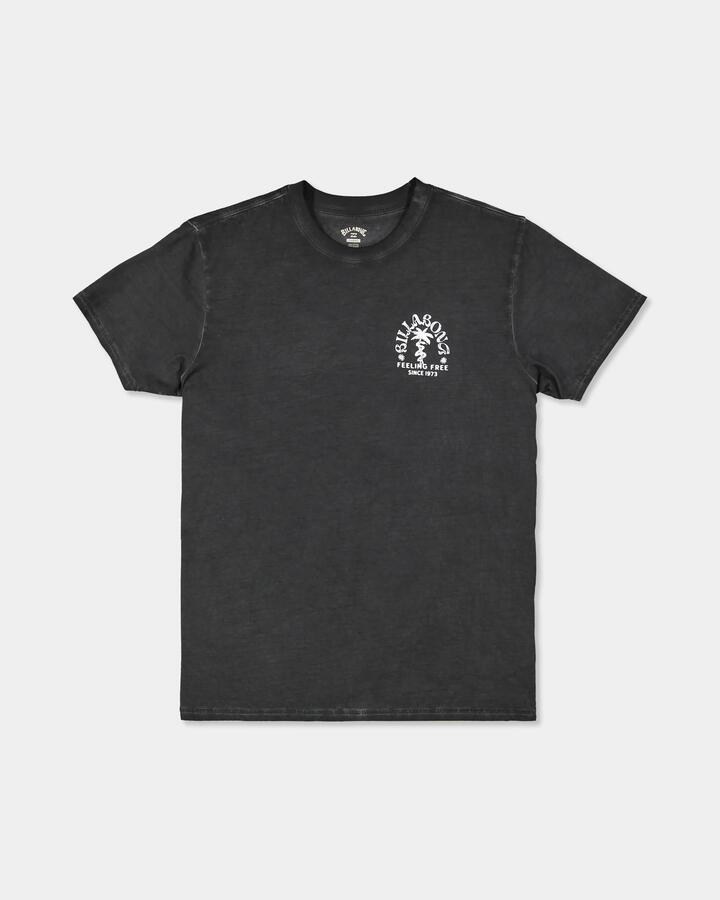 Image of T-Shirts. Product name - Billabong Mens Big Wave Shazza T-Shirt Black in Black colour by brand - Billabong