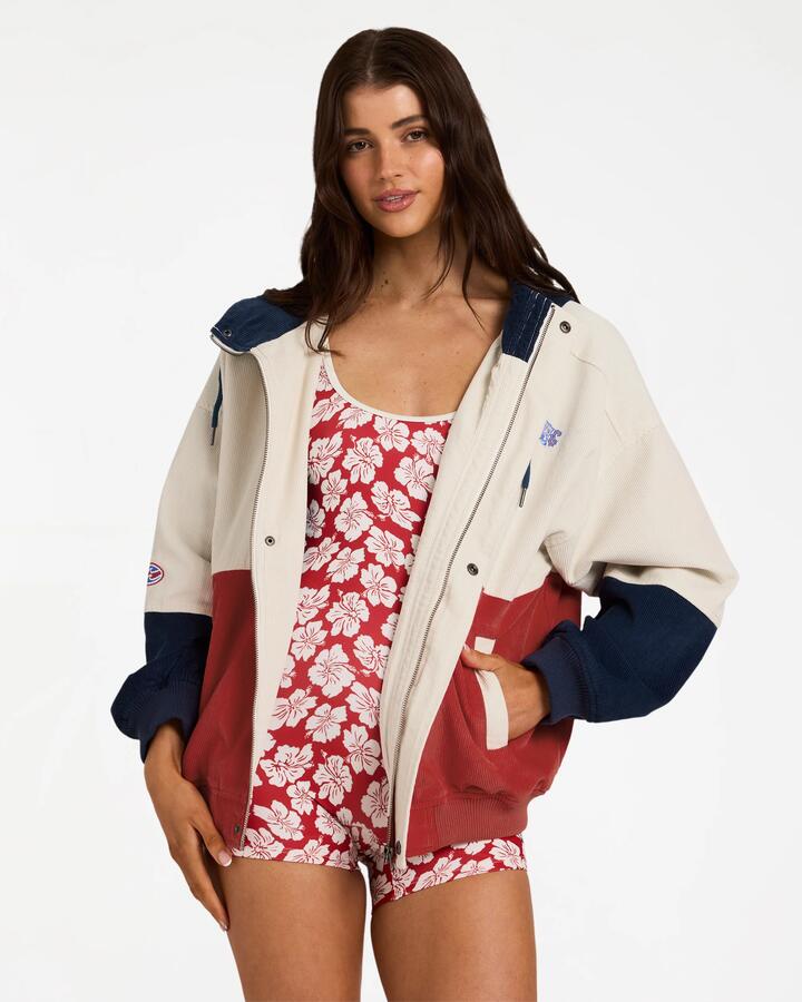 Image of Coats & Jackets. Product name - Billabong Womens Set The Tone Casual Jacket Multi in Multi colour by brand - Billabong