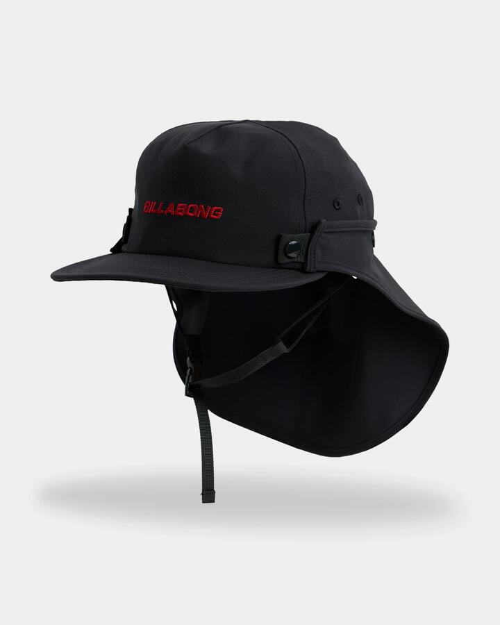 Image of Hats. Product name - Billabong Mens Strike Mission Surf Cap Black in Black colour by brand - Billabong
