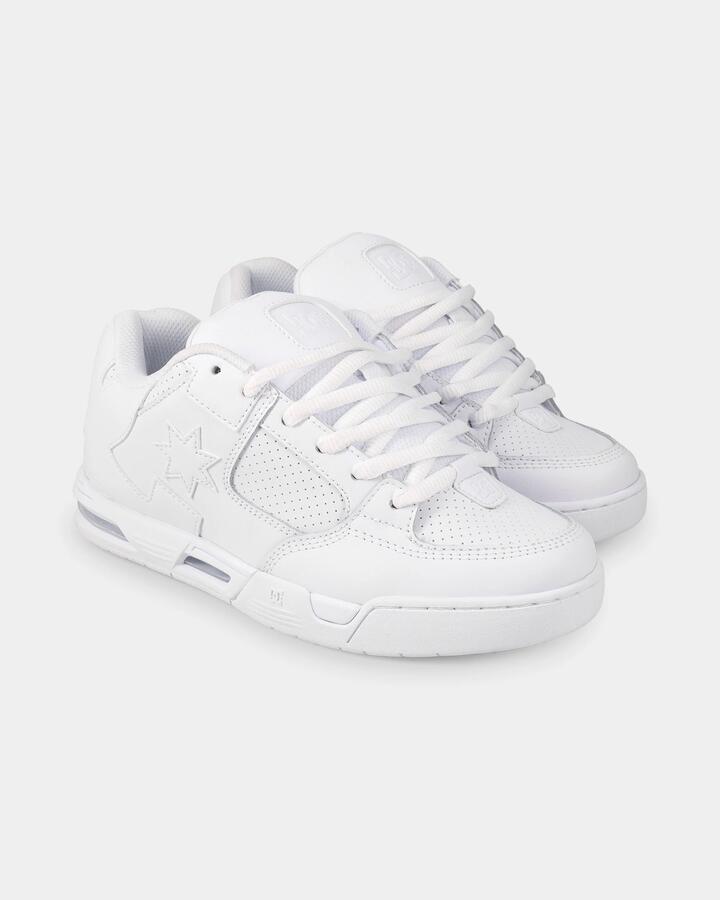 Image of Shoes. Product name - DC Shoes Womens Dc Command Skate Shoes White/White in White/White colour by brand - DC Shoes