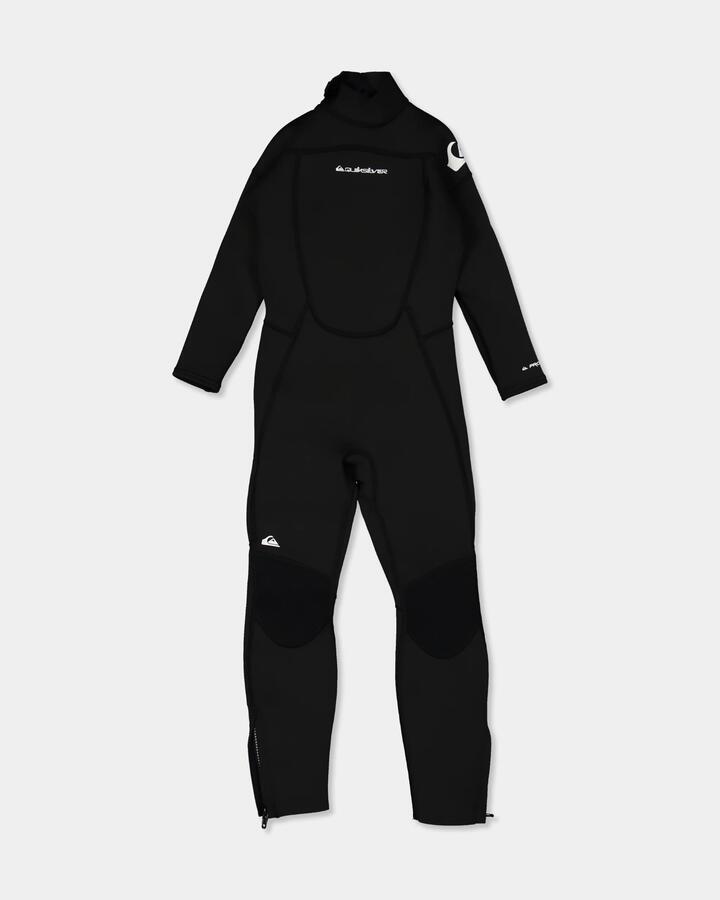 Image of a model wearing Tops. Product name - Quiksilver Boys 2-6 4/3 Prologue+ Long Sleeve Wetsuit Black in Black colour by brand - Quiksilver