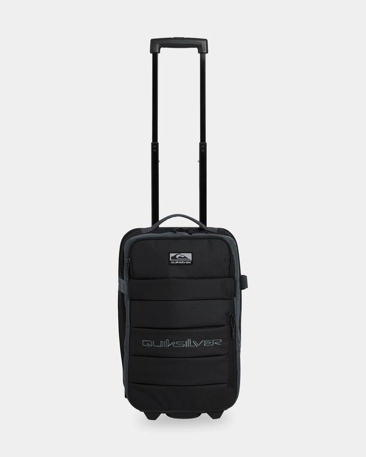 Image of Accessories. Product name - Quiksilver Mens Transit Roller 41L Suitcase Black in Black colour by brand - Quiksilver