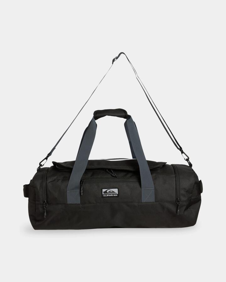 Image of Bags. Product name - Quiksilver Mens Transit Duffle 40L Bag Black in Black colour by brand - Quiksilver