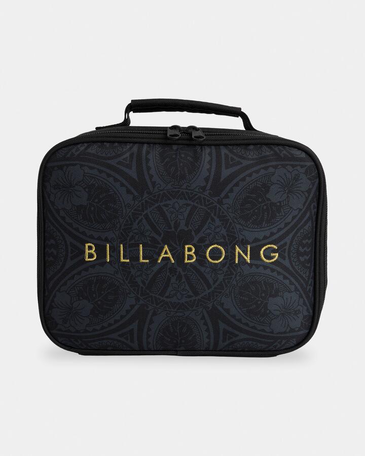 Image of Accessories. Product name - Billabong Womens Tropical Rhapsody Lunch Box Black in Black colour by brand - Billabong