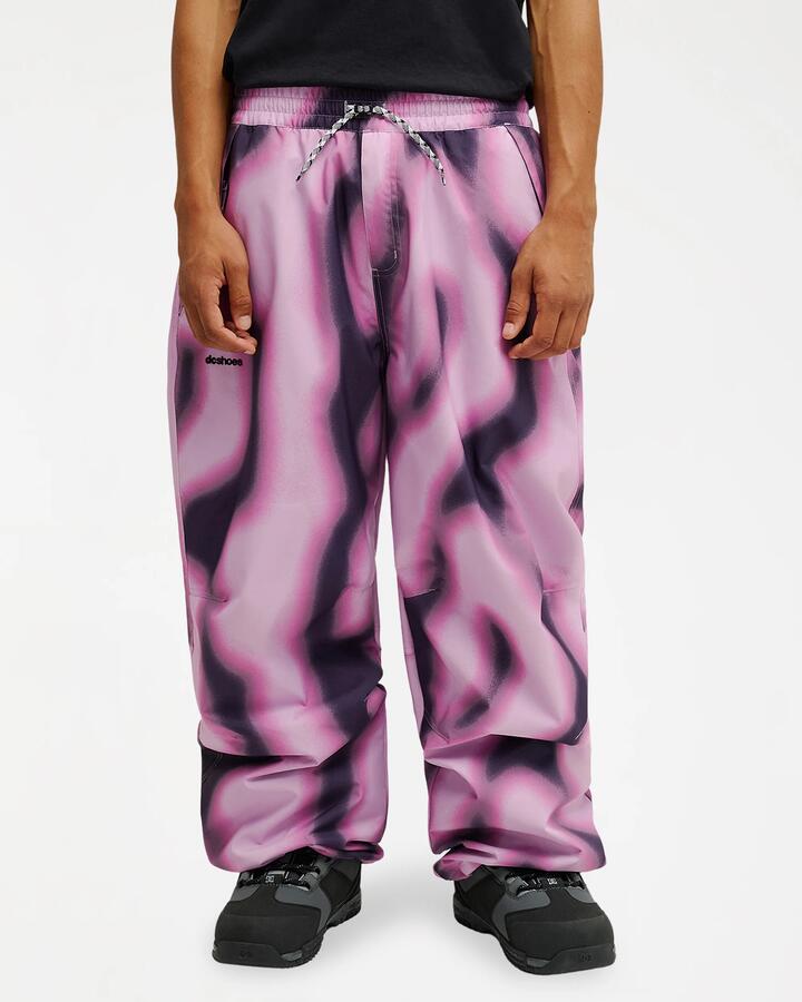 Image of Shoes. Product name - DC Shoes Mens Trackstar 10K Snow Pants Offscale Lilac in Offscale Lilac colour by brand - DC Shoes