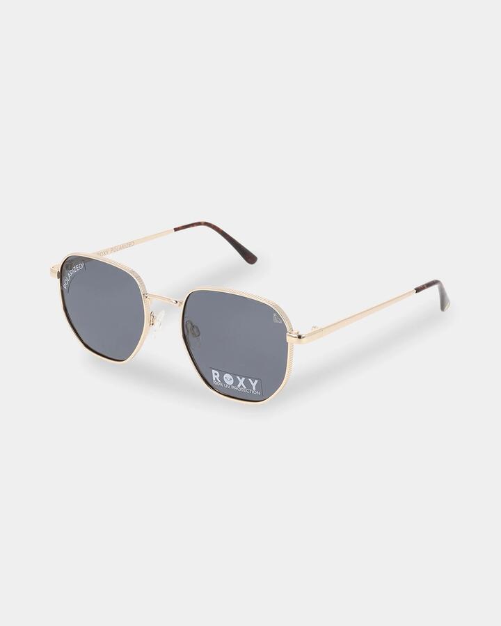 Image of Accessories. Product name - Roxy Sun Kissed-Gold/Smoke Gold/Smoke in Gold/Smoke colour by brand - Roxy