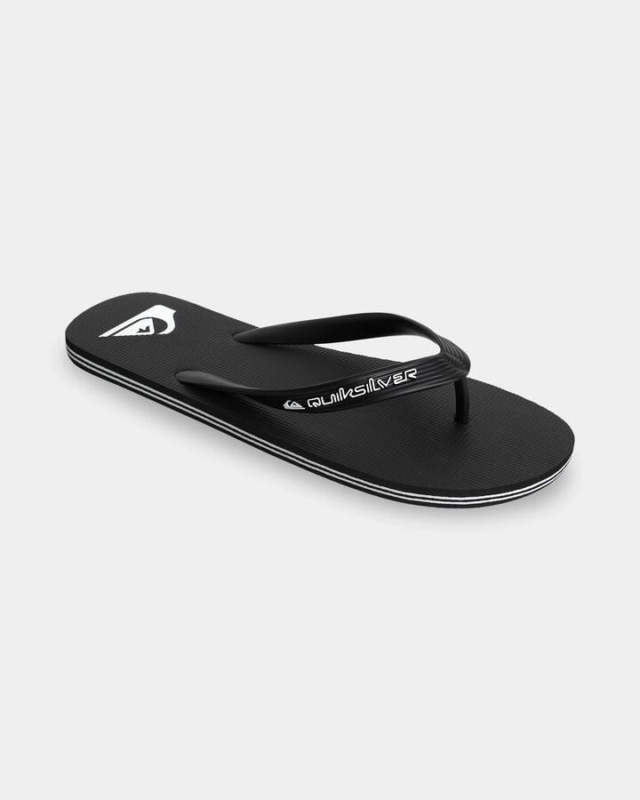 Image of Sandals. Product name - Quiksilver Boys 8-16 Moncata Core Sandals Black in Black colour by brand - Quiksilver