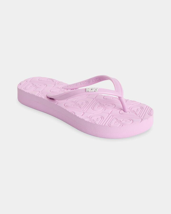 Image of Sandals. Product name - Roxy Girls 8-16 Viva Sandals Pink Lavender in Pink Lavender colour by brand - Roxy