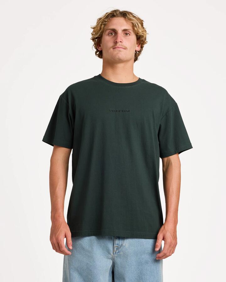 Image of T-Shirts. Product name - Volcom Mens Volcom Stone T-Shirt Scarab in Scarab colour by brand - Volcom
