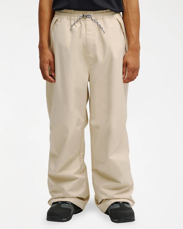 Image of Shoes. Product name - DC Shoes Mens Trackstar 10K Snow Pants Oatmeal in Oatmeal colour by brand - DC Shoes