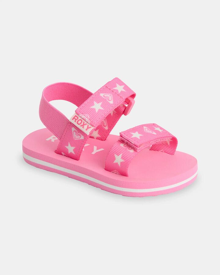 Image of Sandals. Product name - Roxy Toddlers Roxy Cage Sandals Super Star in Super Star colour by brand - Roxy