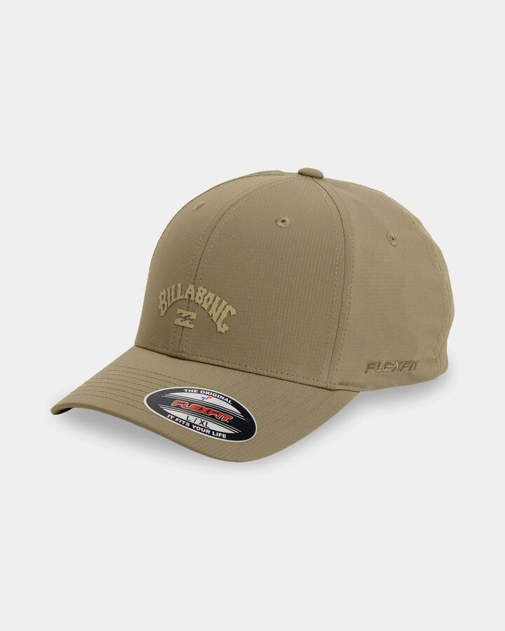 Image of Hats. Product name - Billabong Mens Surftrek Ripstop Cap Khaki in Khaki colour by brand - Billabong