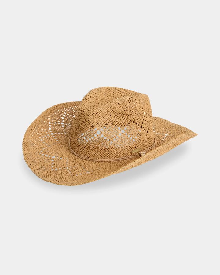 Image of Hats. Product name - Billabong Womens Desert Siren Straw Hat Natural in Natural colour by brand - Billabong