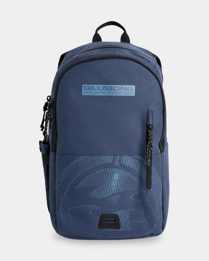 Image of Bags. Product name - Billabong Norfolk Backpack Navy in Navy colour by brand - Billabong