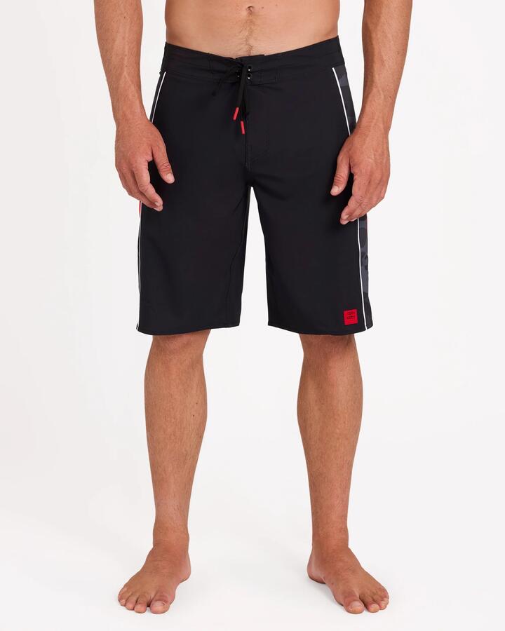 Image of Swimwear. Product name - Billabong Mens Adiv Strike Mission Dbah 2.0 21" Boardshorts Black in Black colour by brand - Billabong