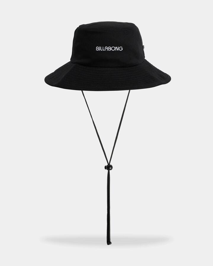 Image of Hats. Product name - Billabong Girls 6-16 Sun Chaser Bucket Hat Black in Black colour by brand - Billabong