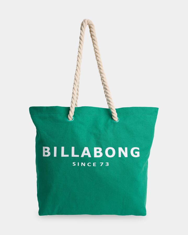 Image of Bags. Product name - Billabong Pacific Beach Tote Bag Summer Green in Summer Green colour by brand - Billabong