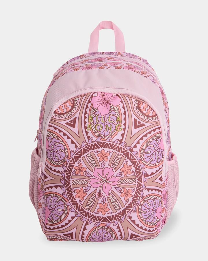 Image of Bags. Product name - Billabong Tropical Rhapsody Mahi Backpack Candy Pink in Candy Pink colour by brand - Billabong