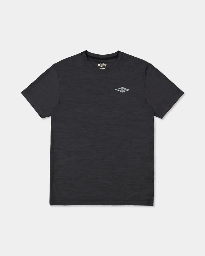 Image of Shirts. Product name - Billabong Boys 8-16 Boys Diamond Shoreline Lf Surf Shirt Black Heather in Black Heather colour by brand - Billabong