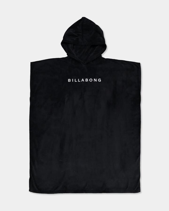 Image of Towels. Product name - Billabong Pacific Hooded Towel Black in Black colour by brand - Billabong