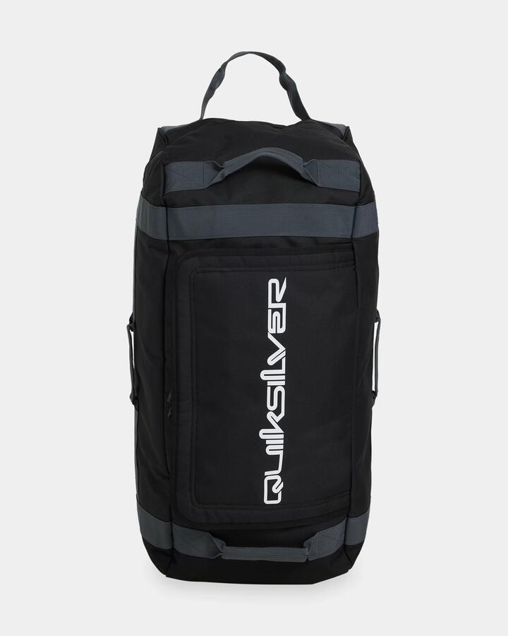 Image of Bags. Product name - Quiksilver Mens Transit Roller 70L Duffle Bag Black in Black colour by brand - Quiksilver