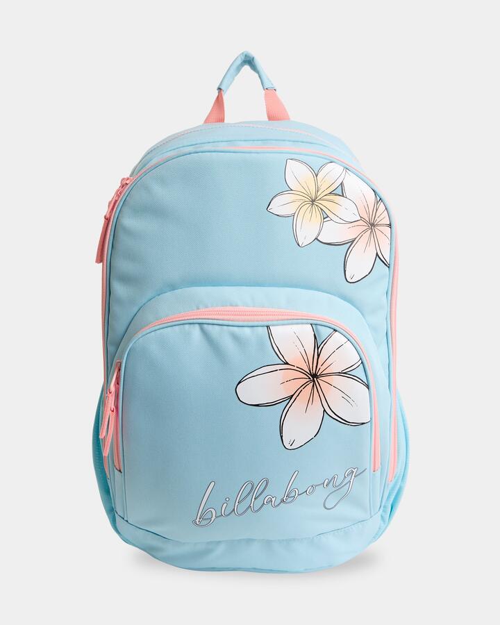 Image of Bags. Product name - Billabong Roadie Jr Backpack Aqua in Aqua colour by brand - Billabong