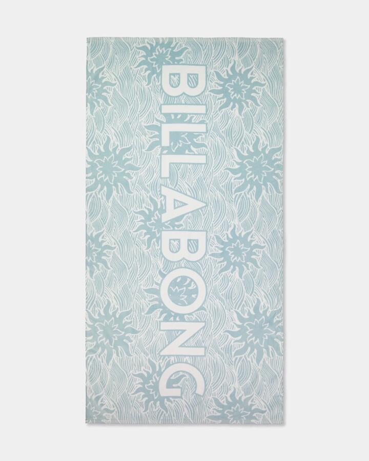 Image of Towels. Product name - Billabong Hazy Days Beach Towel Blue Light in Blue Light colour by brand - Billabong