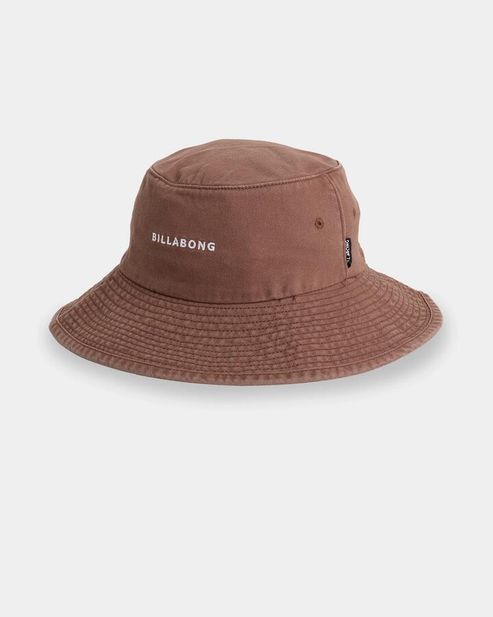 Image of Hats. Product name - Billabong Womens Pacific Bucket Hat Brownstone in Brownstone colour by brand - Billabong