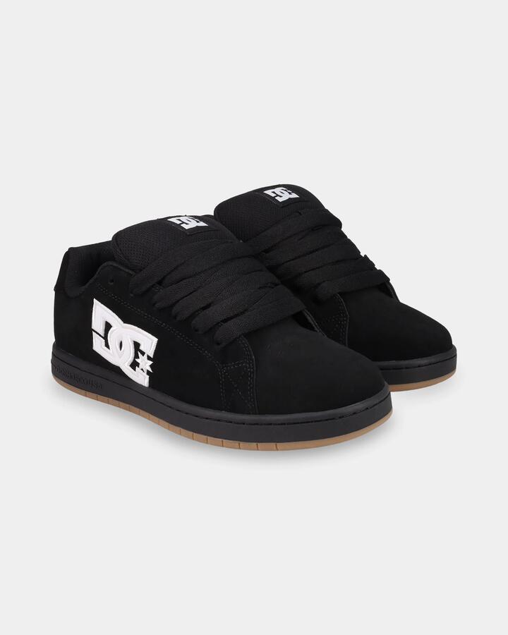 Image of Shoes. Product name - DC Shoes Mens Gaveler Se Skate Shoes Black/White/Gum in Black/White/Gum colour by brand - DC Shoes