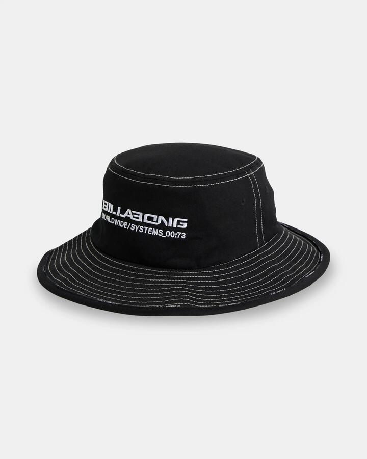 Image of Accessories. Product name - Billabong Mens Spec Boonie Off Black in Off Black colour by brand - Billabong