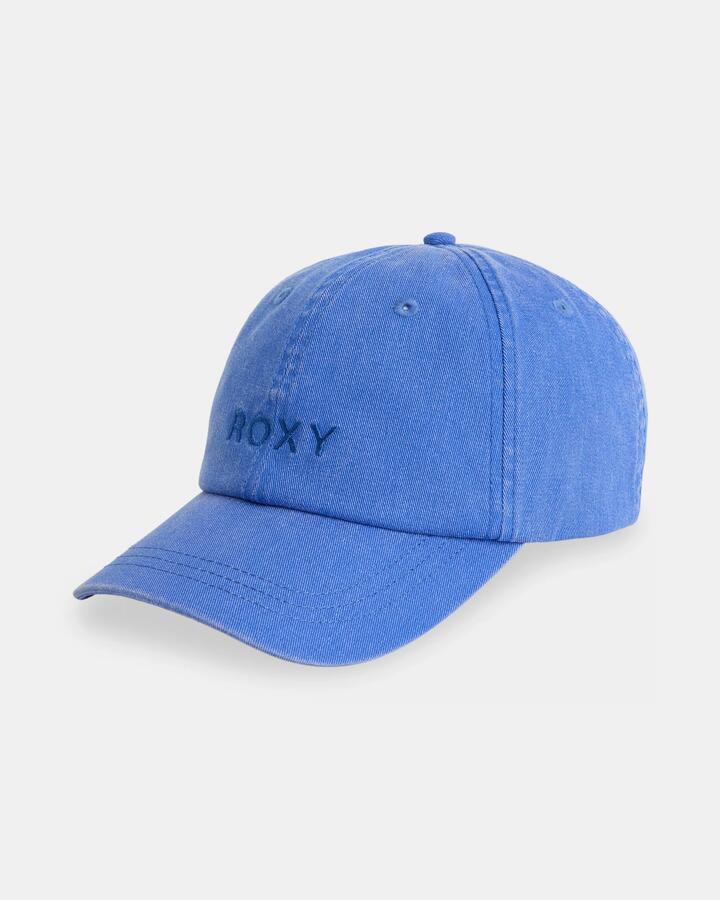Image of Hats. Product name - Roxy Womens Long Days Dad Cap Cobalt in Cobalt colour by brand - Roxy