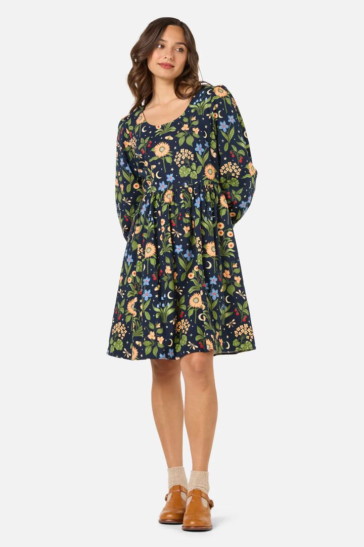 Image of Dresses. Productname: Midnight Garden Smock Dress in Navy colour by brand - Princess Highway
