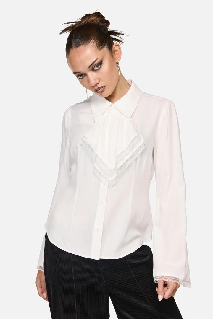 Image of Blouses. Productname: Estate Blouse in Cream colour by brand - Black Friday