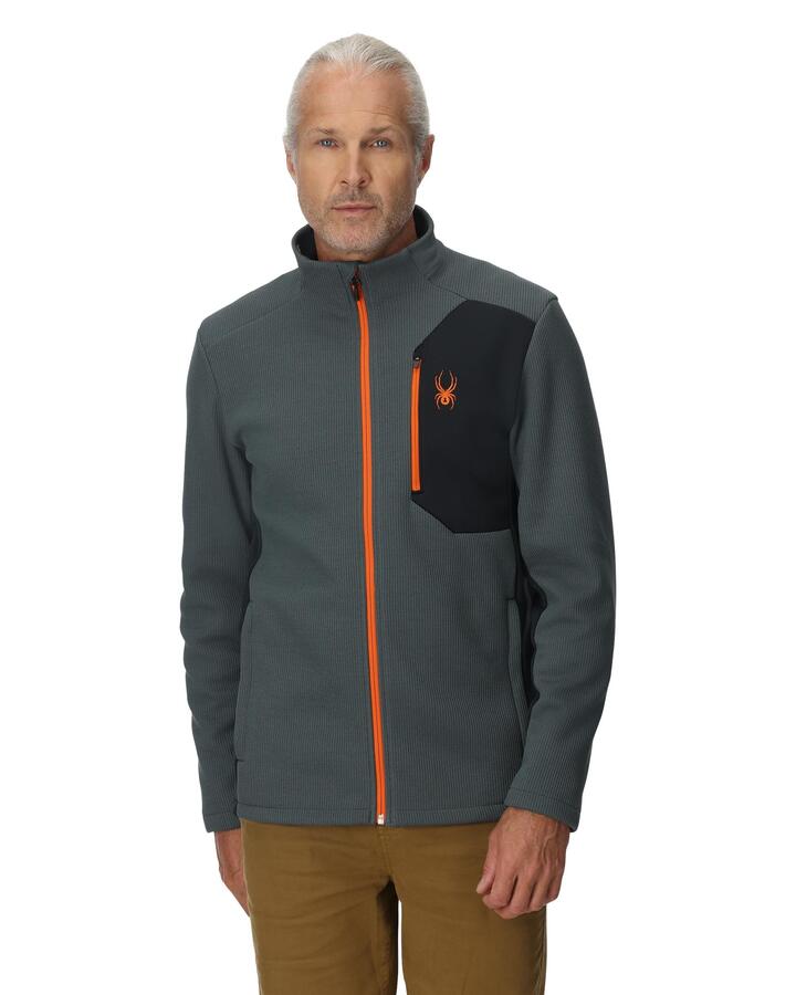 Image of Coats & Jackets. Product name - Spyder Bandit Jacket Slate Blue in Slate Blue colour by brand - Spyder