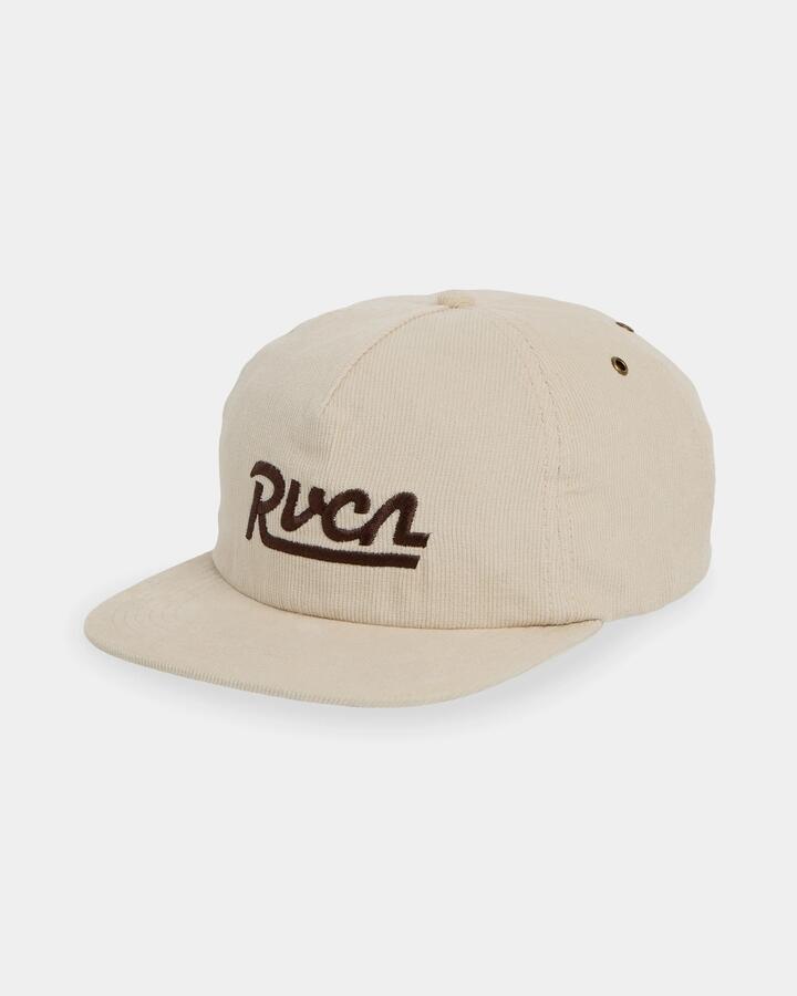 Image of Hats. Product name - RVCA Mens Update Cap Latte in Latte colour by brand - RVCA