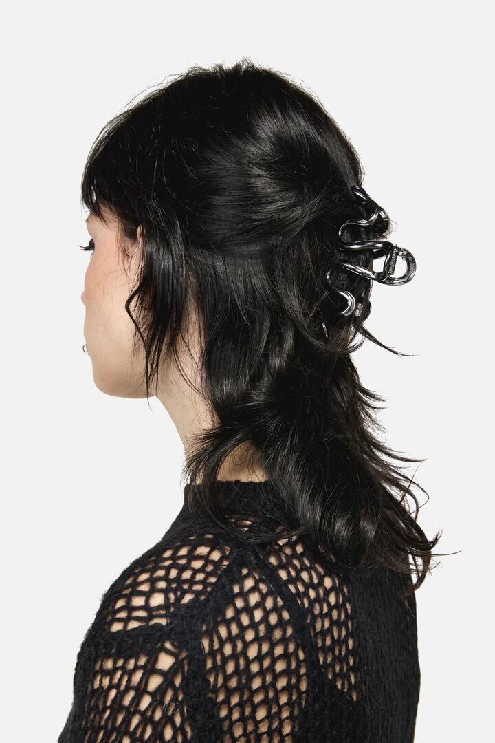 Image of Hair Accessories. Productname: Reptilian Claw Clip in Gunmetal colour by brand - Dangerfield