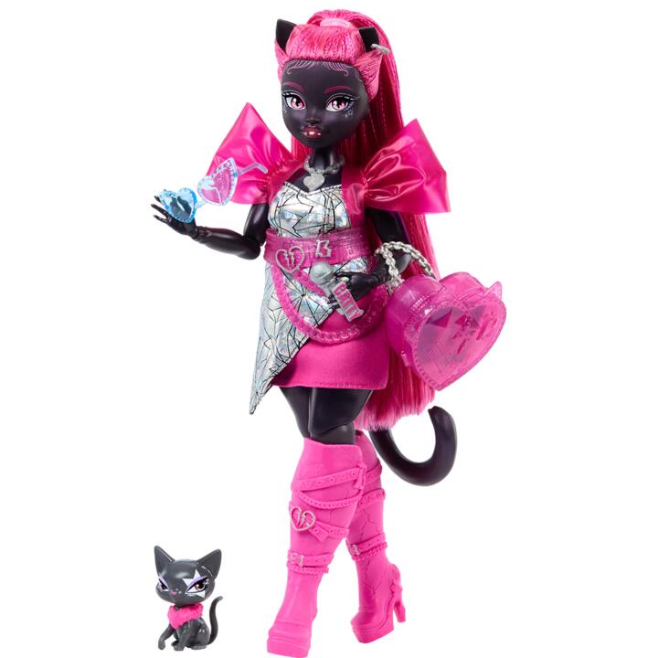 Image of Dolls. Product name - Monster High Catty Noir Doll in colour by brand - Monster High