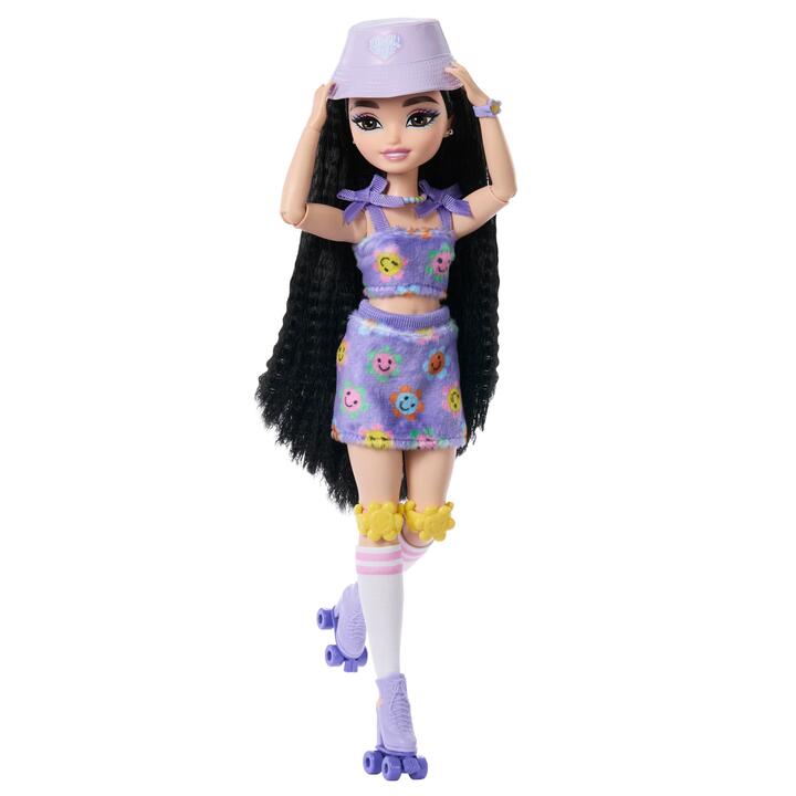 Image of Dolls. Product name - Dream Besties Barbie Renee Roller Skating Fashion Doll in colour by brand - Barbie