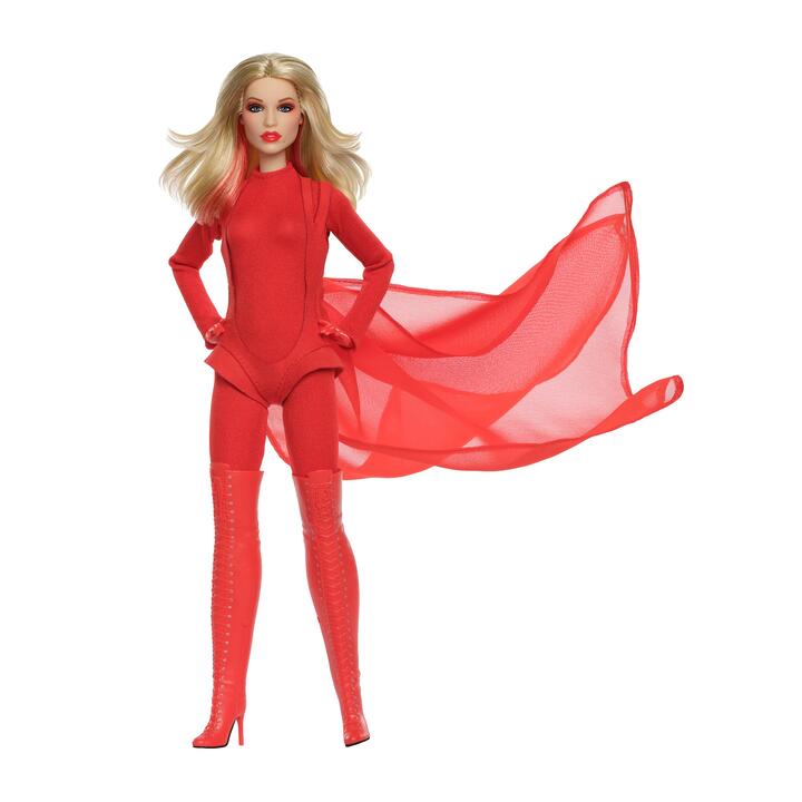 Image of Dolls. Product name - Barbie Signature Kylie Minogue Barbie Doll in colour by brand - Barbie Signature