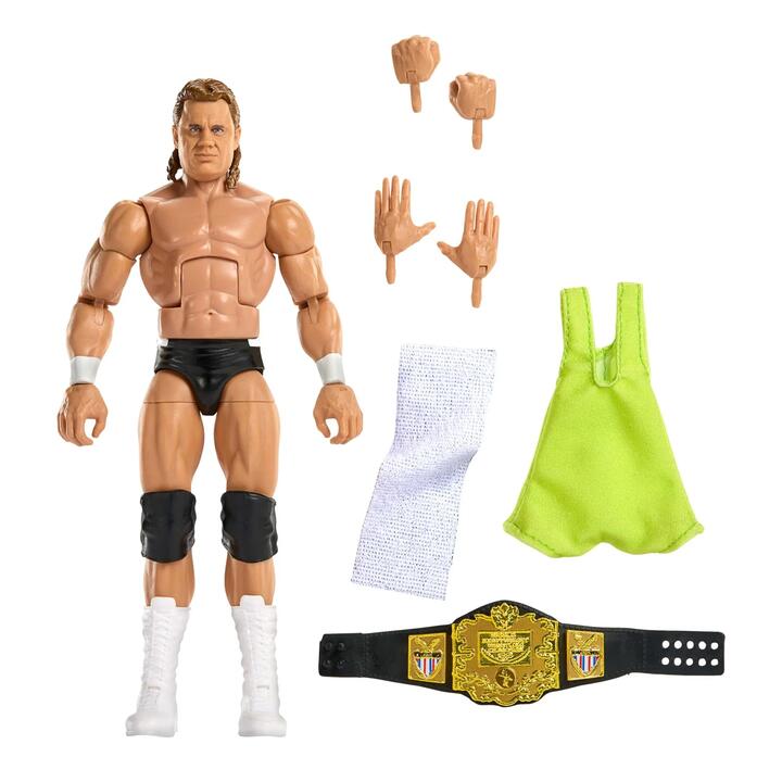 Image of Action Figures. Product name - WWE Elite Legends Curt Hennig Action Figure in colour by brand - WWE