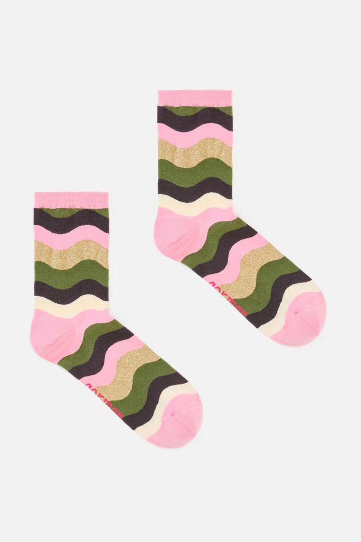 Image of Socks. Product name - With The Flow Socks in Multi colour by brand - Gorman