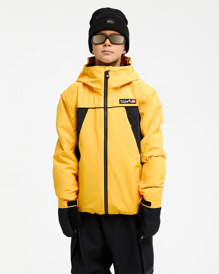 Image of Coats & Jackets. Product name - Quiksilver Boys 8-16 Young Guns 20K Snow Jacket Radiant Yellow in Radiant Yellow colour by brand - Quiksilver