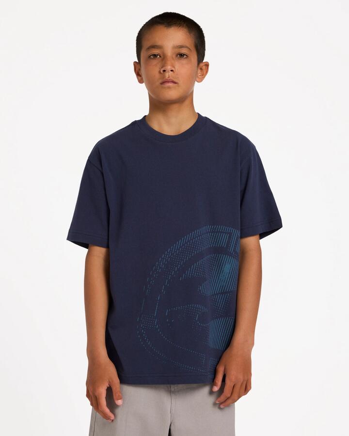 Image of T-Shirts. Product name - Billabong Boys 8-16 Boys Spec Invert T-Shirt Dusty Indigo in Dusty Indigo colour by brand - Billabong