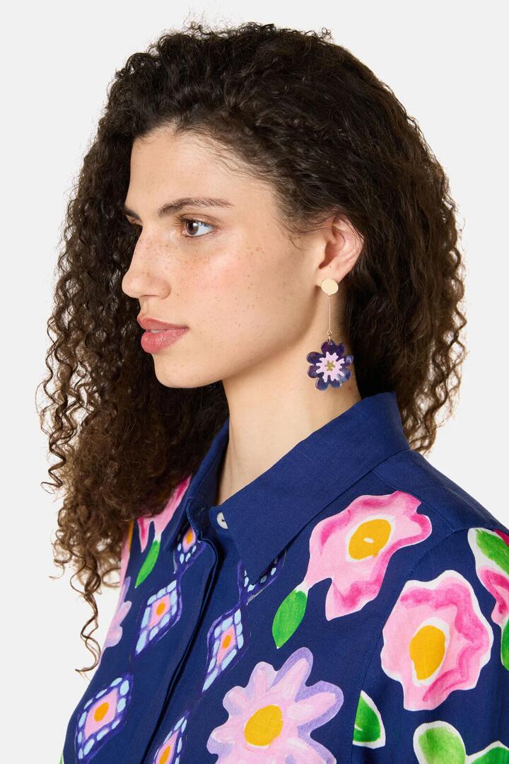 Image of Earrings. Product name - Jules Earrings in Multi colour by brand - Gorman