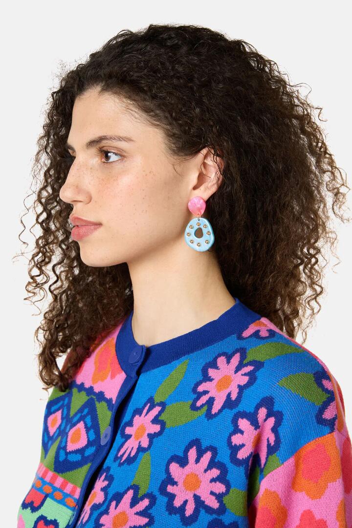 Image of Earrings. Product name - Greer Earrings in Multi colour by brand - Gorman